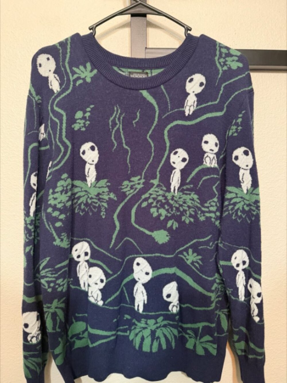 Studio Ghibli Princess Mononoke Kodama Forest Sweater